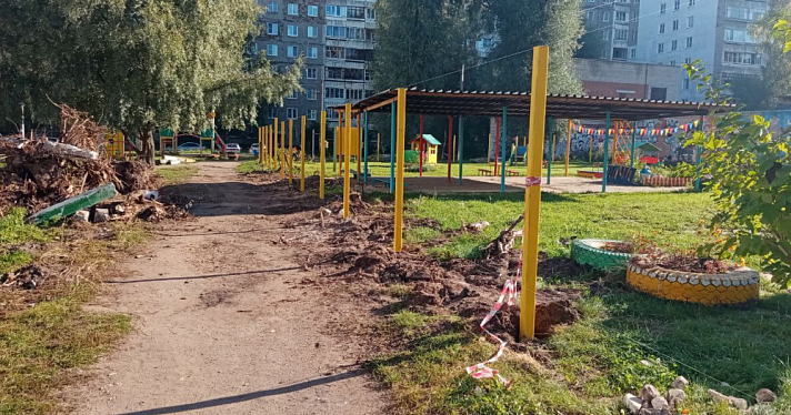 Прокуратура разберется, куда делся забор ярославского детского сада