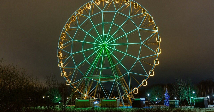 В «Час Земли» отключат подсветку ярославского колеса обозрения_157149