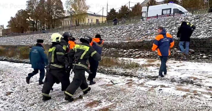 В МЧС рассказали о спасении упавшей с моста в Рыбинске девушки