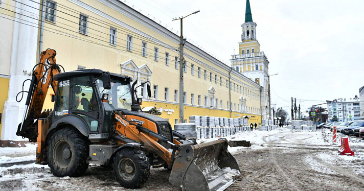 Работа над ошибками: тротуары на улице Победы в Ярославле весной будут переделывать