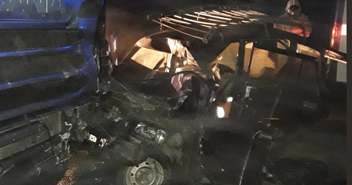В Ярославской области в ночном ДТП на трассе М-8 погиб мужчина