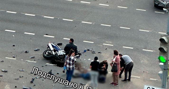 В Ярославле на проспекте Фрунзе погиб мотоциклист_251857