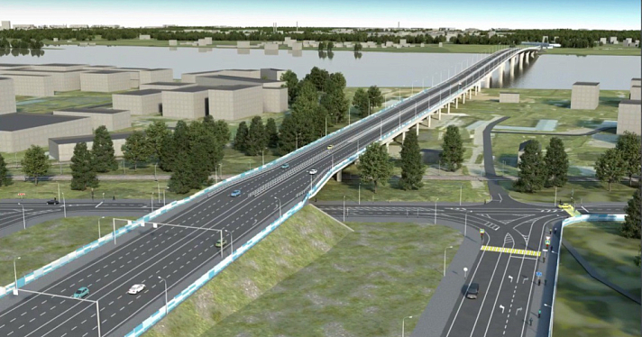 Третий мост через Волгу в Ярославле разгрузит дорожные пробки на 30-40%