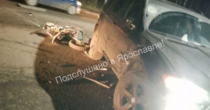 В Ярославле подросток на питбайке угодил под колеса BMW