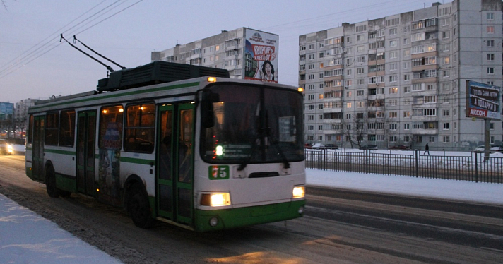 С нового года в Ярославле сократят число троллейбусов