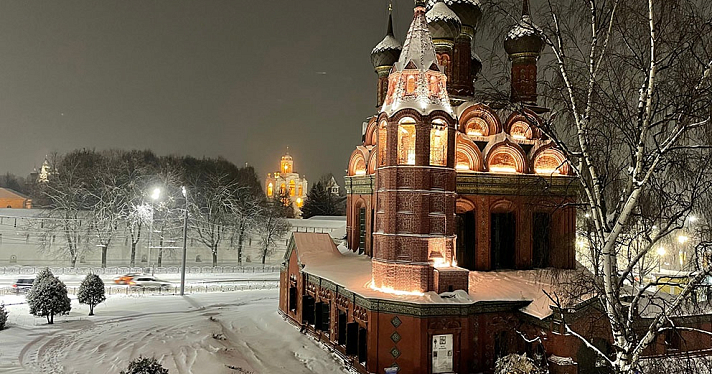 Богоявленский храм в Ярославле обрел подсветку