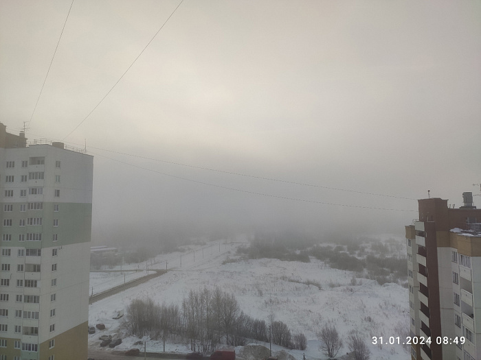 Солнце, туман, изморозь и гало: десять фотографий утренней зимней сказки в Ярославле